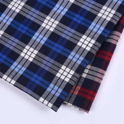 Fashion school uniforms custom plaid women shirt check fabric for winter shirt